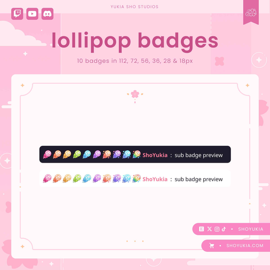 Lollipop Sub Badges
