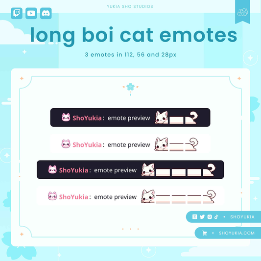 LongBoi Cat Emote (Horizontal)