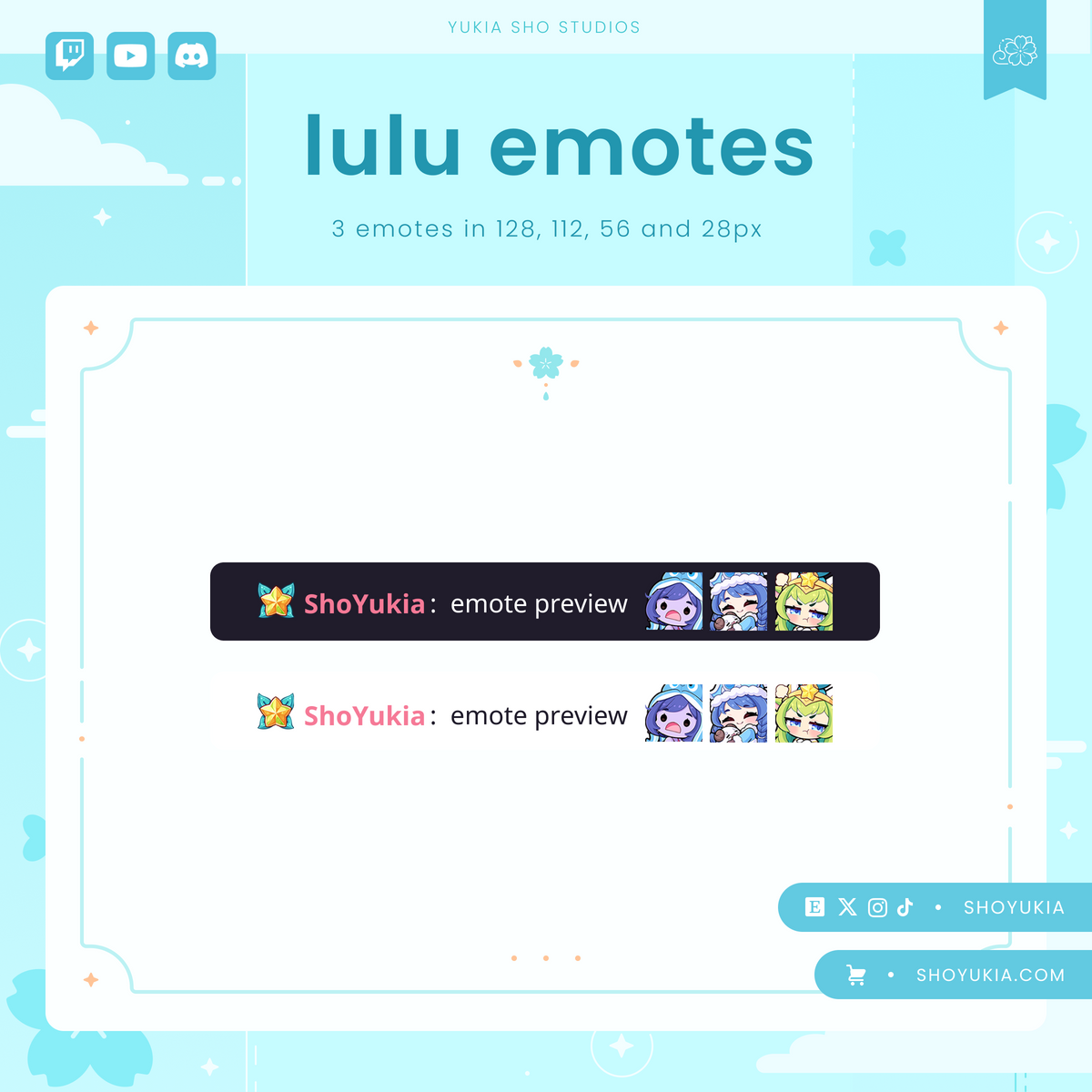 League of Legends Lulu Emotes para Twitch/Discord