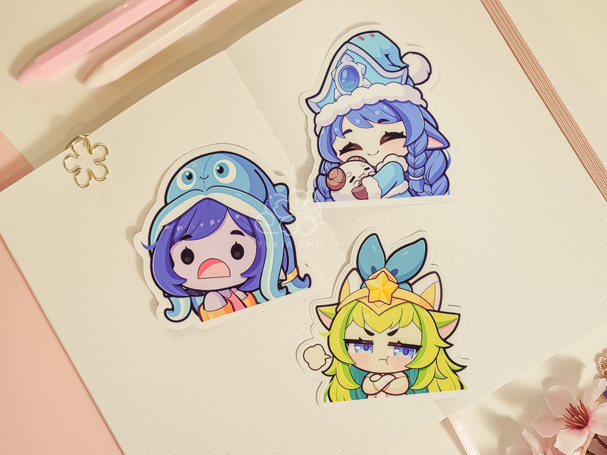 LoL Lulu 3" Vinyl Stickers (set 1)
