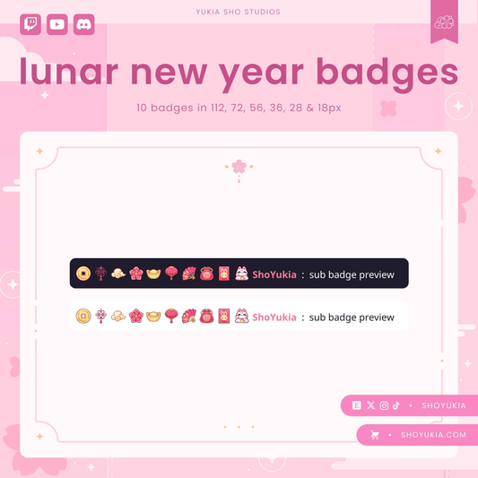 Lunar New Year Sub Badges