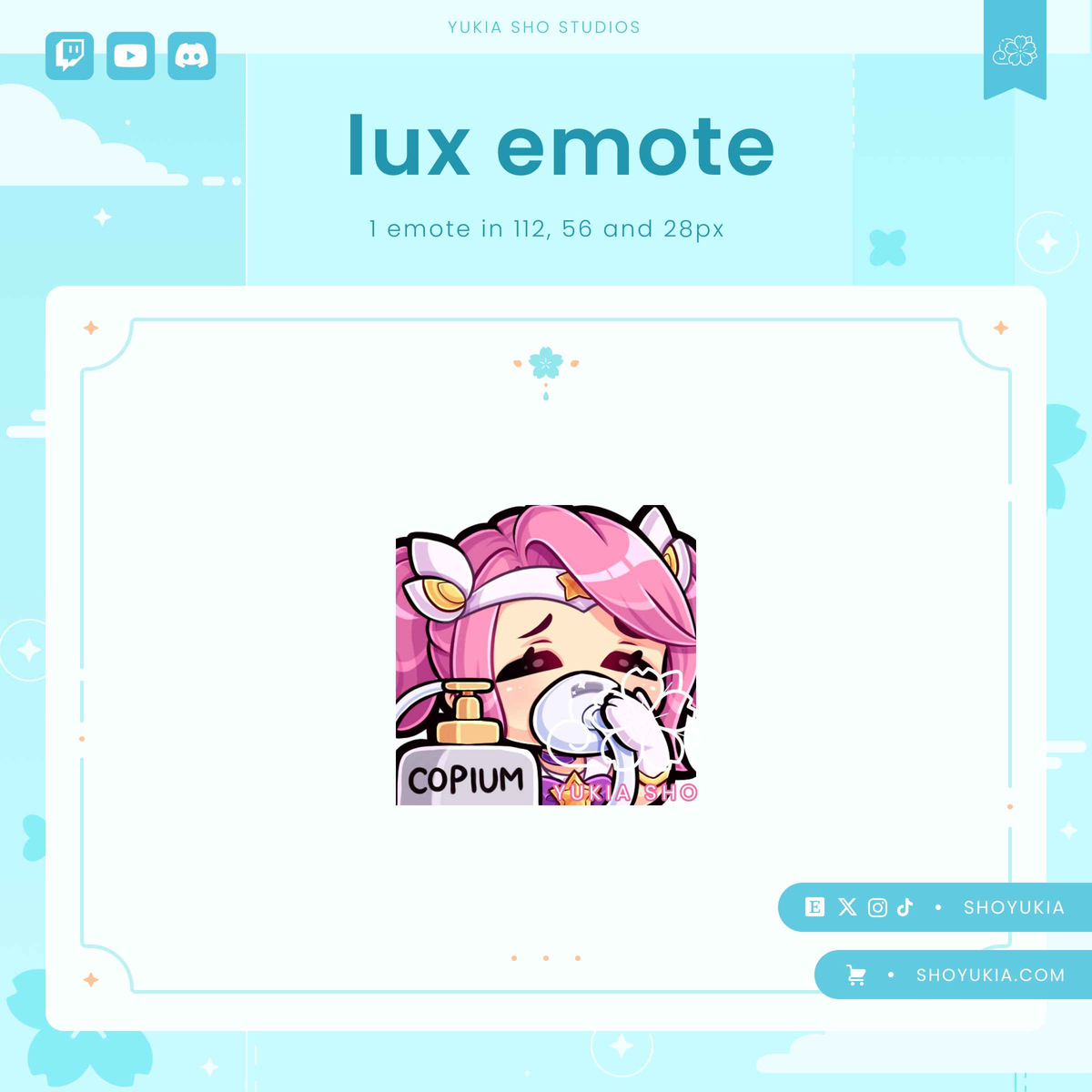 League of Legends Lux Emotes