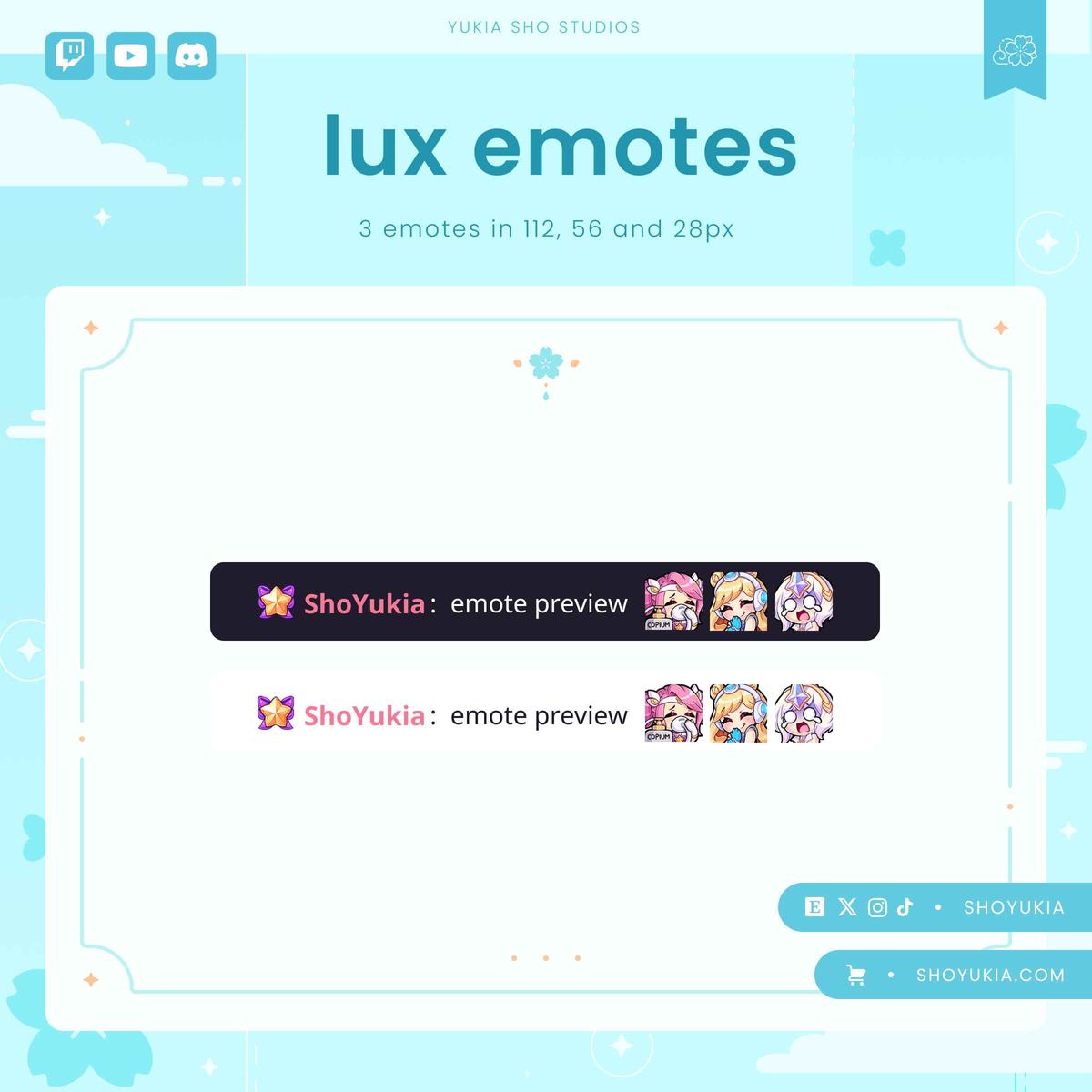 League of Legends Lux Emotes