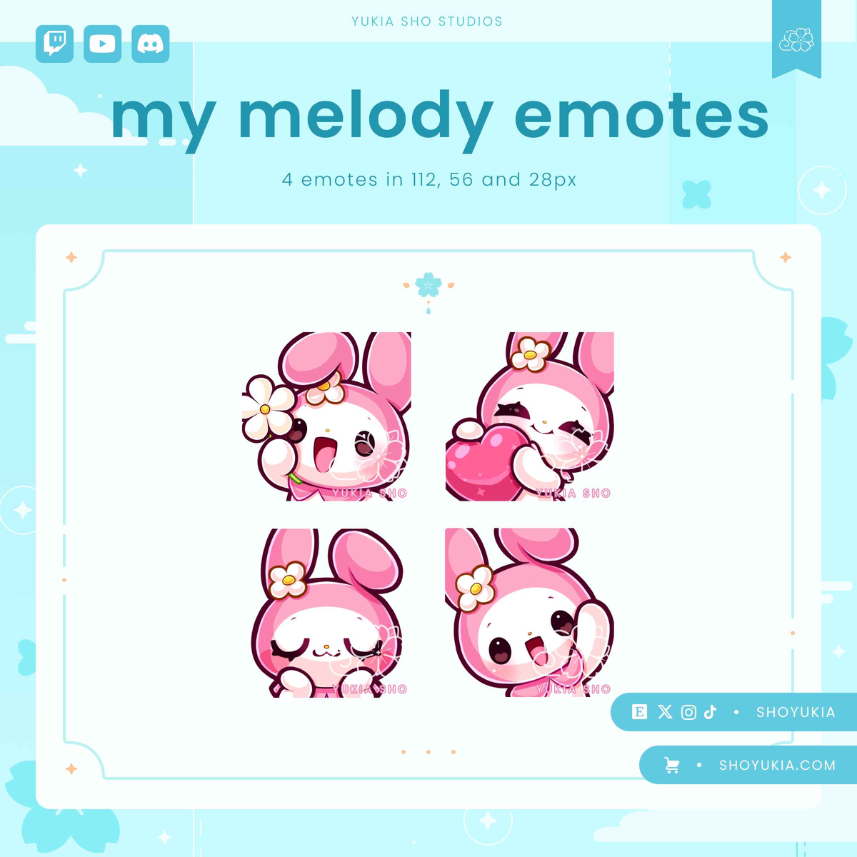 Kawaii Melo Emotes