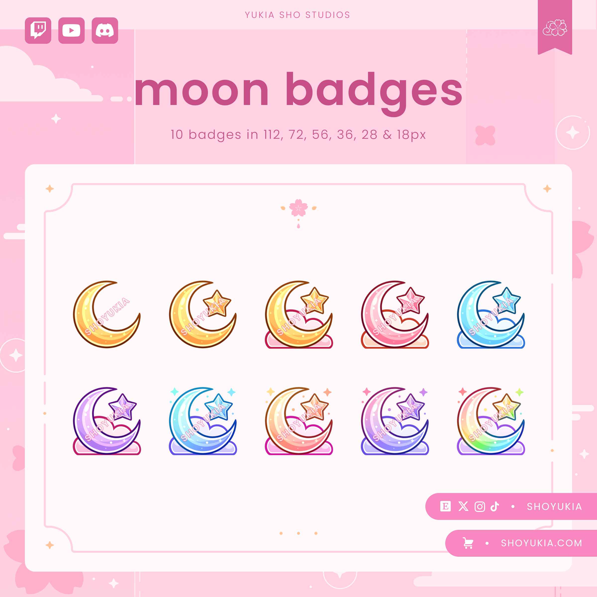 Moon Sub Badges