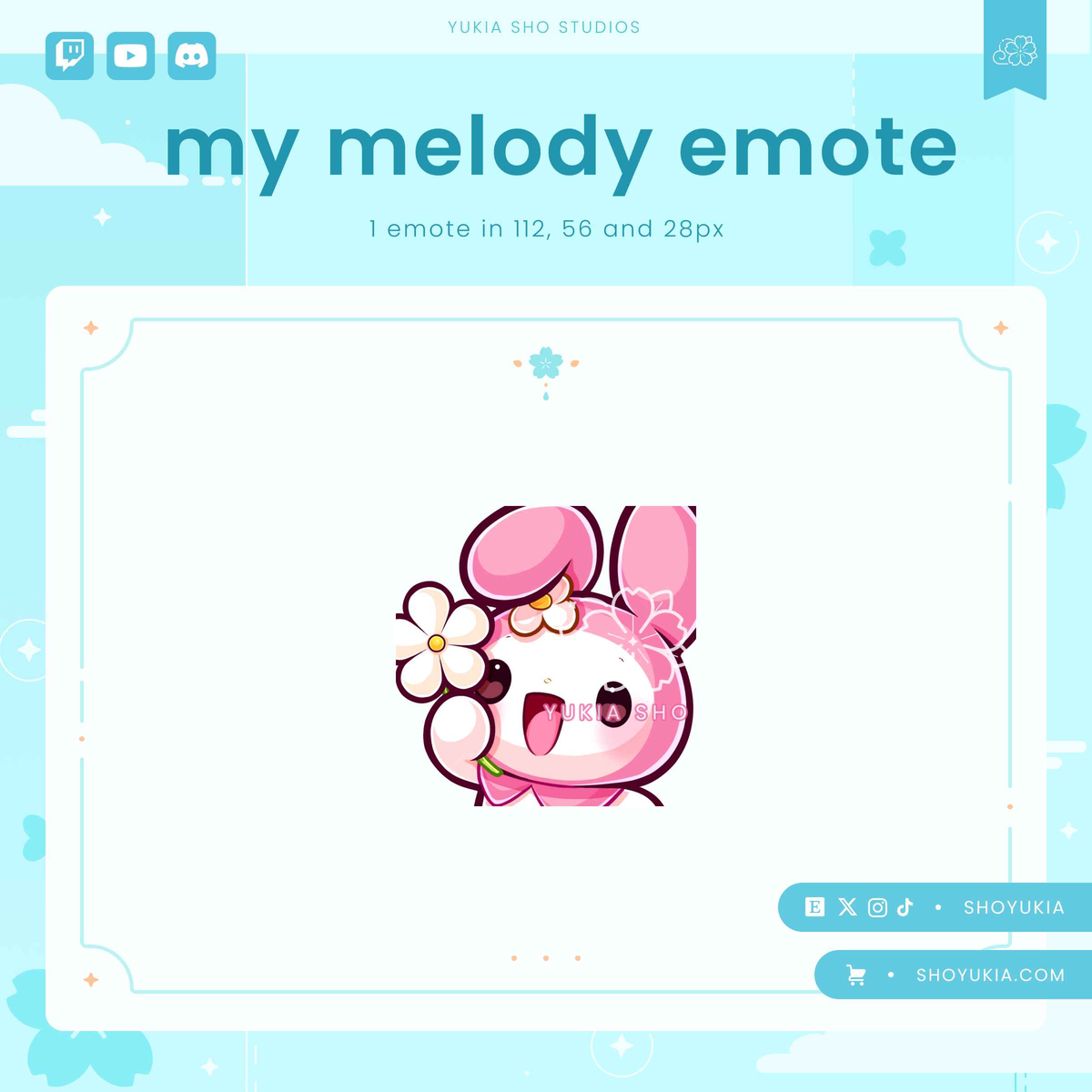 Kawaii Melo Emotes