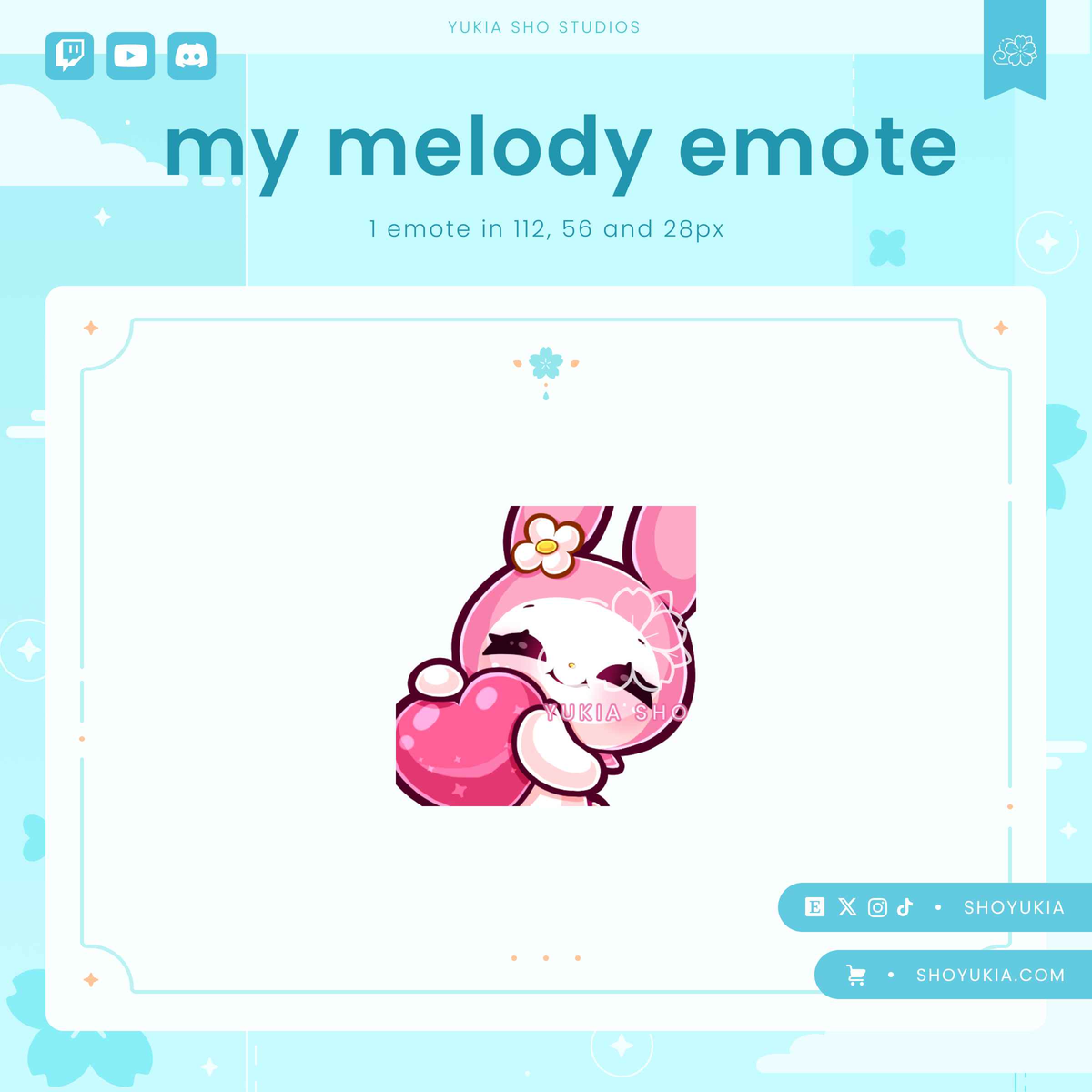 Kawaii Melo Emotes