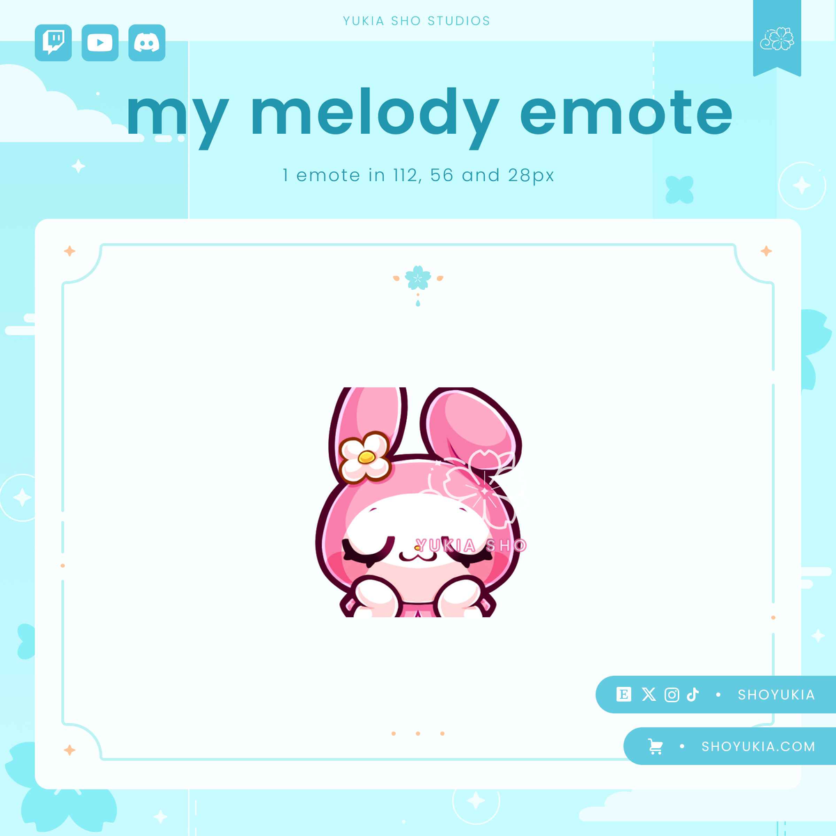 Kawaii Melo Emotes