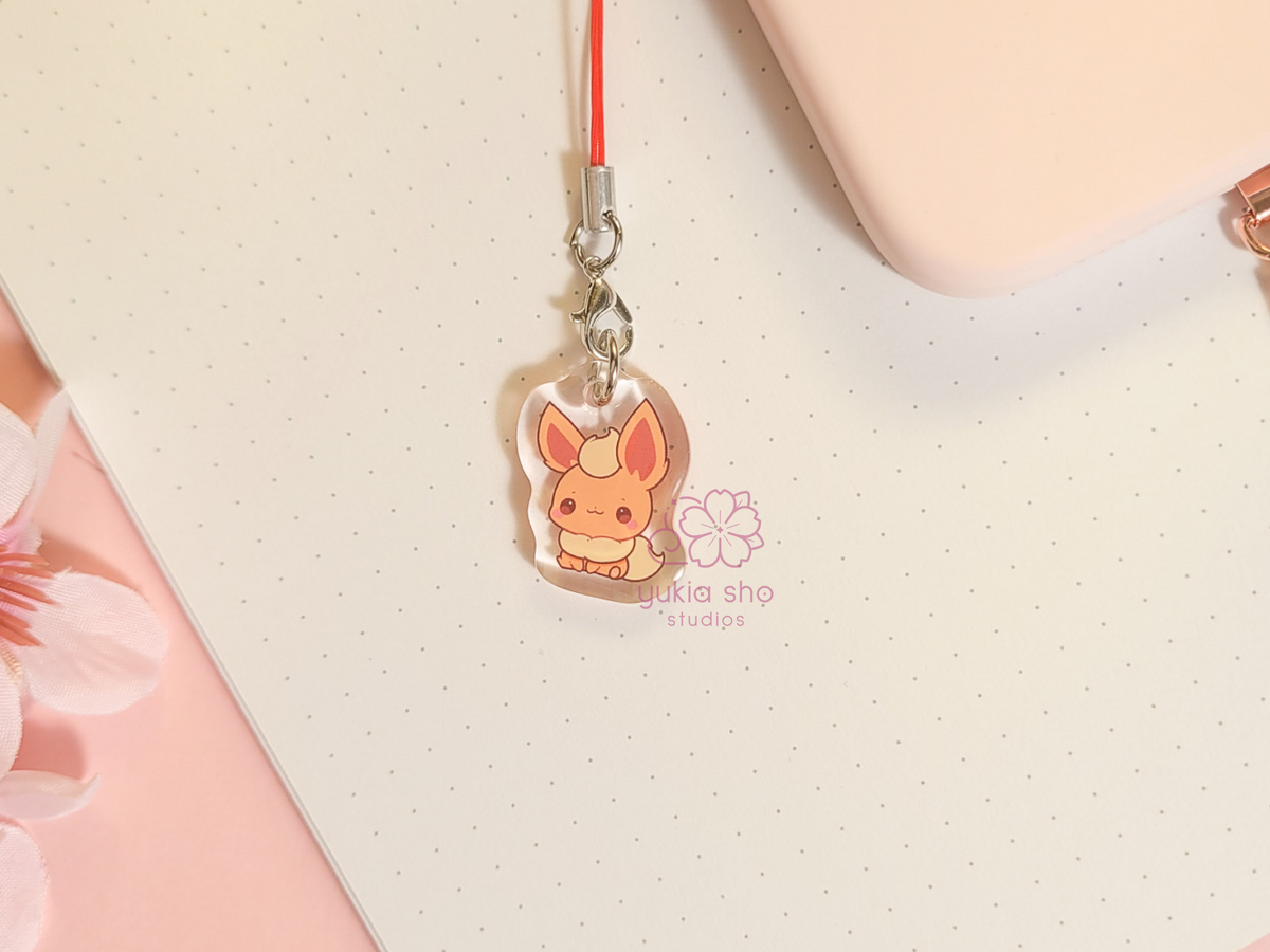 pkmn flarie phone charm