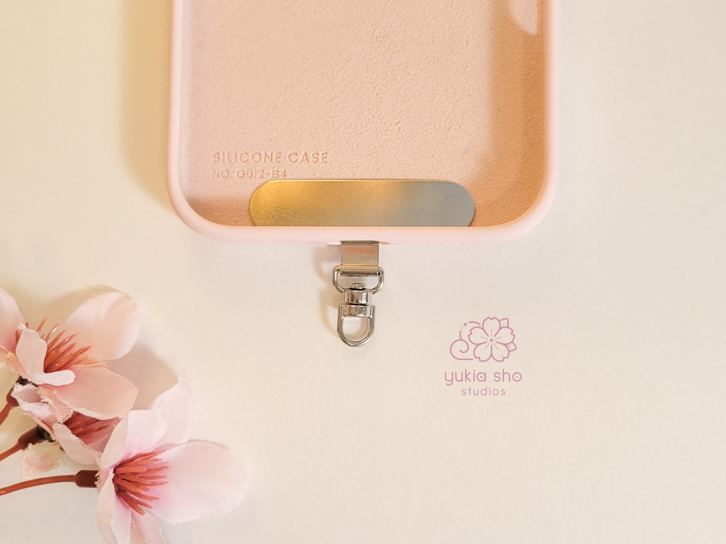 Silver Metal Phone Accessory Tether