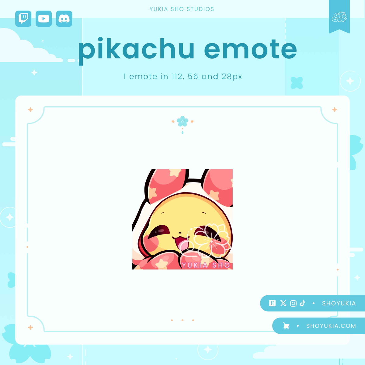 PKMN Gen 1 Starter Emotes