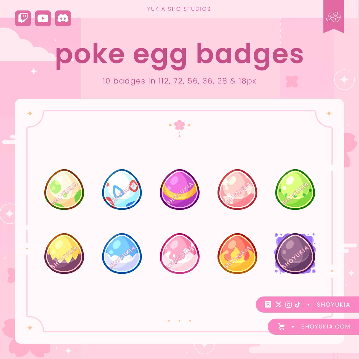 PKMN Egg Sub Badges