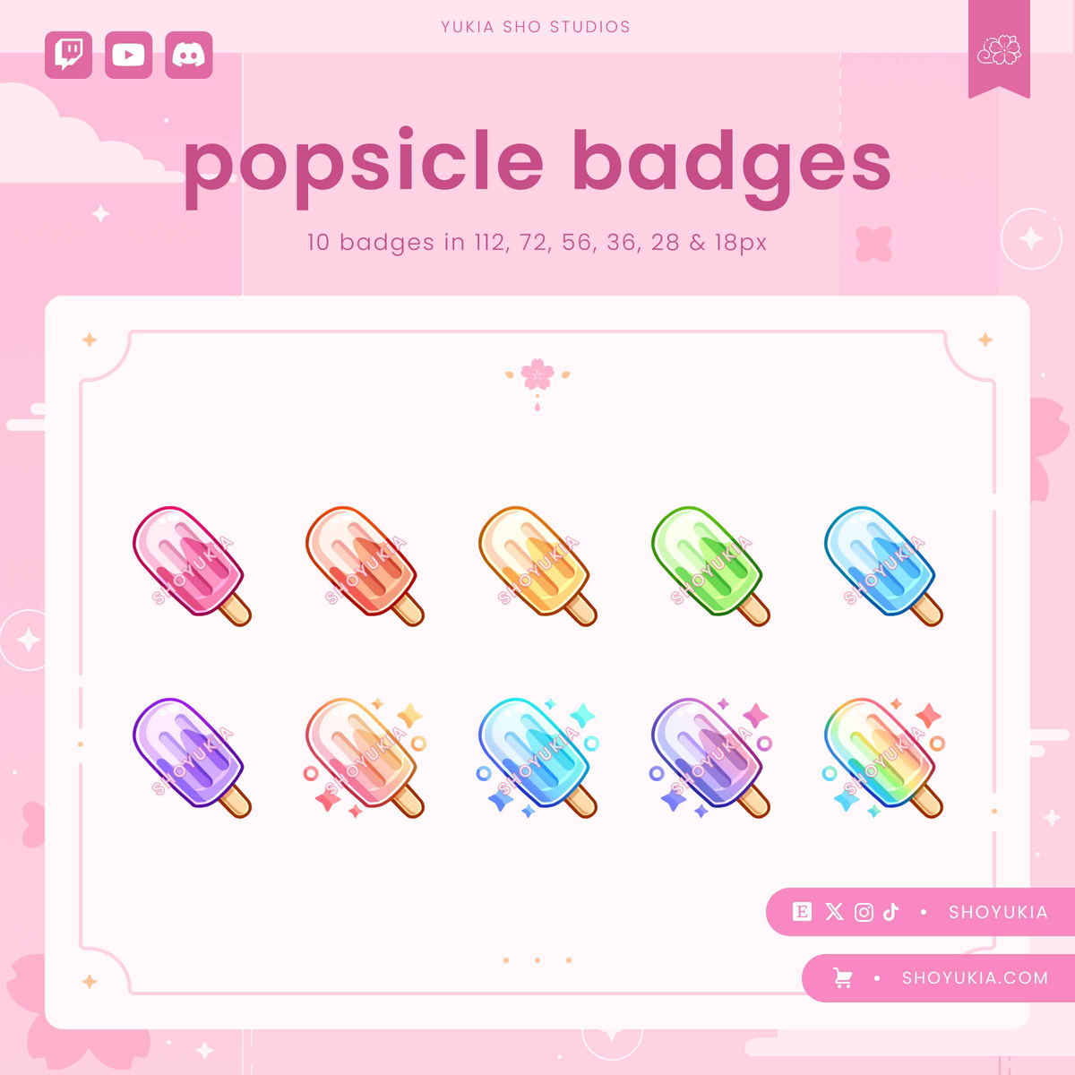 Popsicle Sub Badges