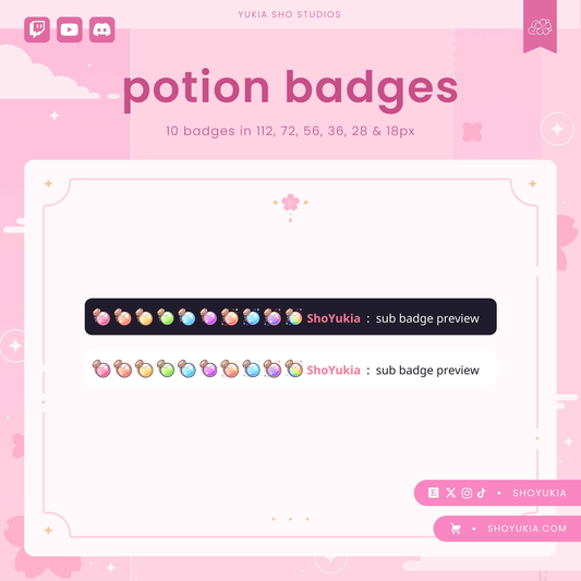 Potions Sub Badges