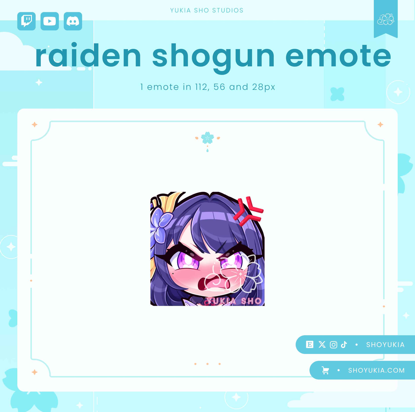 Genshin Impact Raiden Shogun Emotes
