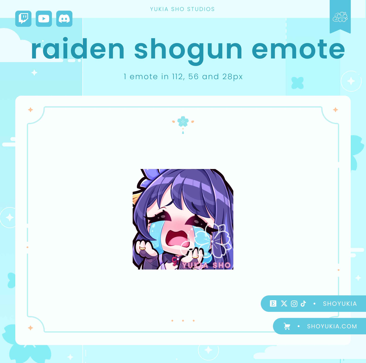 Genshin Impact Raiden Shogun Emotes