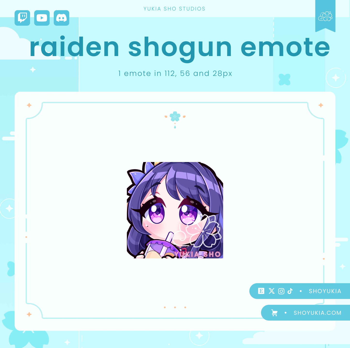 Genshin Impact Raiden Shogun Emotes