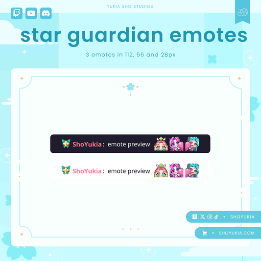 League of Legends Star Guardian Emotes (Set 2)