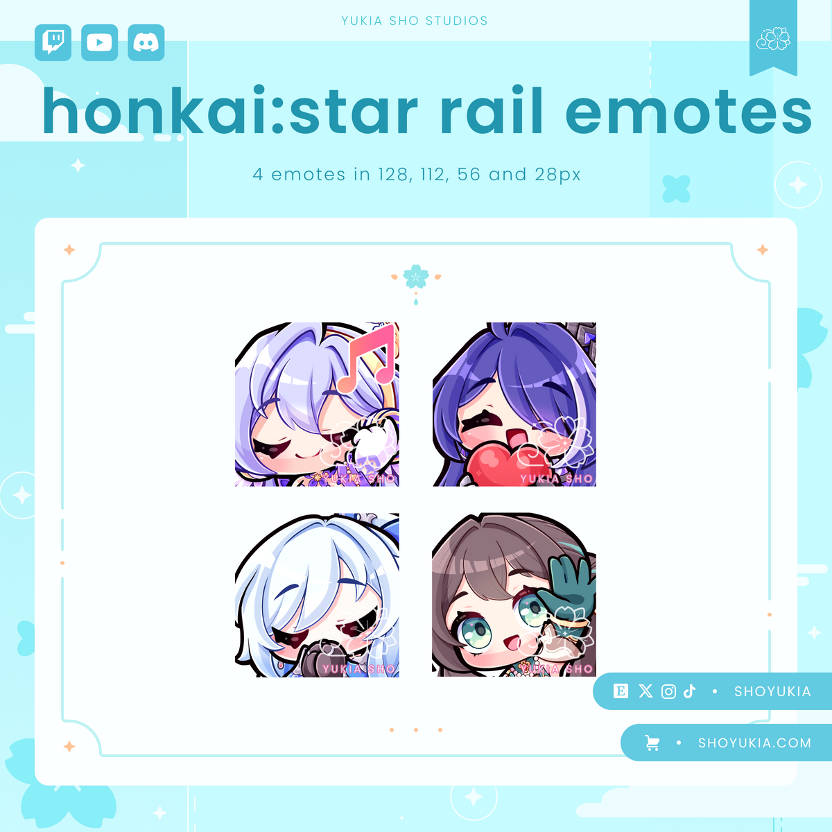 Honkai: Star Rail (Set 2) Emotes