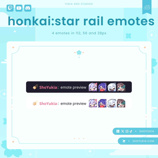Honkai: Star Rail (Set 2) Emotes