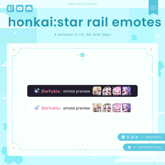 Honkai: Star Rail (Set 3) Emotes