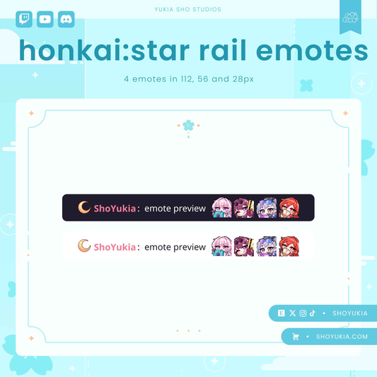 Honkai: Star Rail (Set 1) Emotes