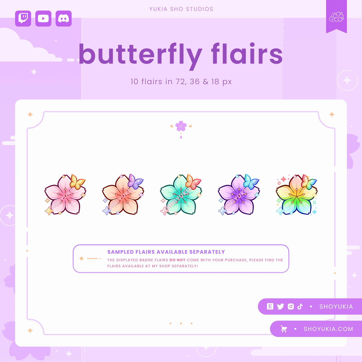 Sakura Sub Badges