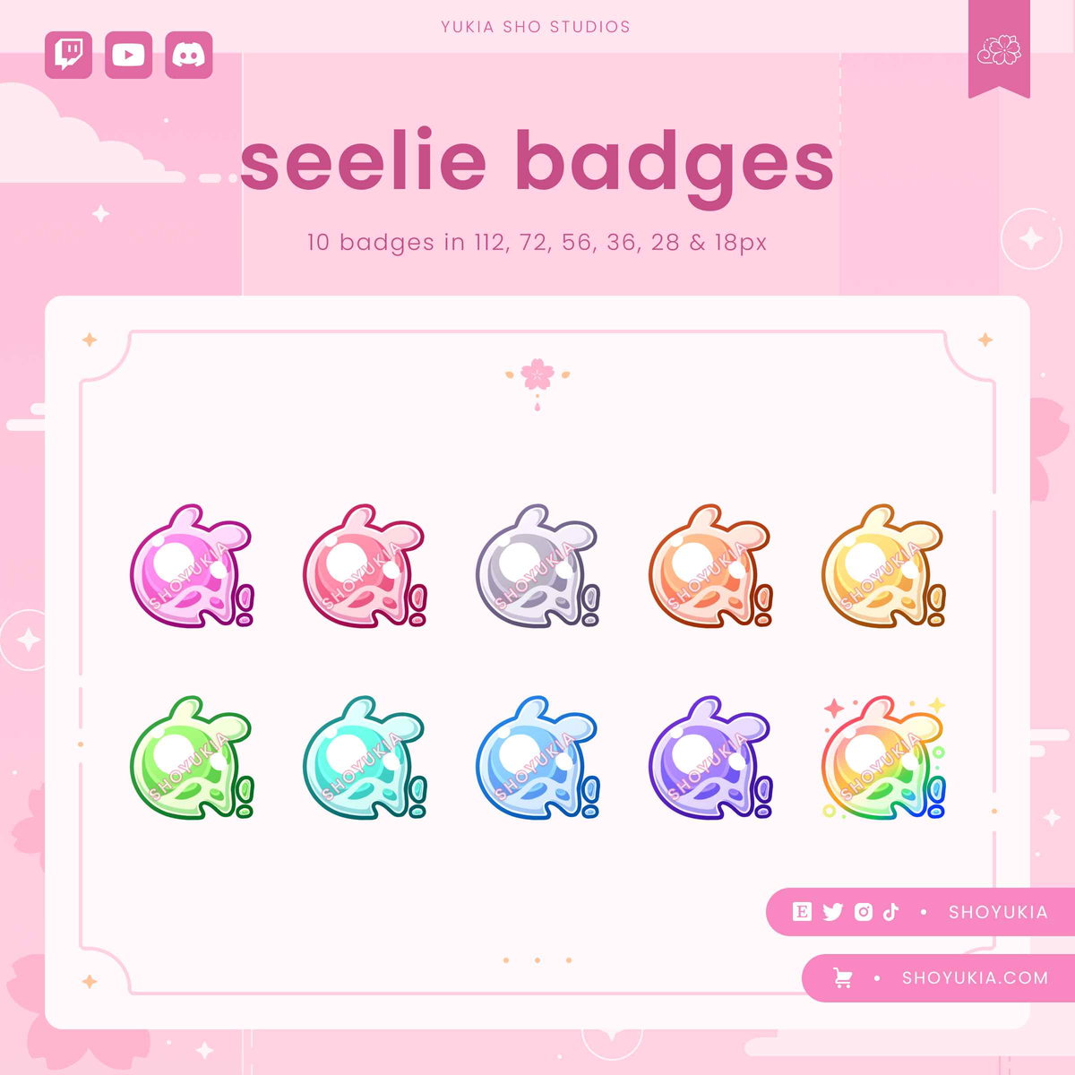Genshin Impact Seelie Sub Badges