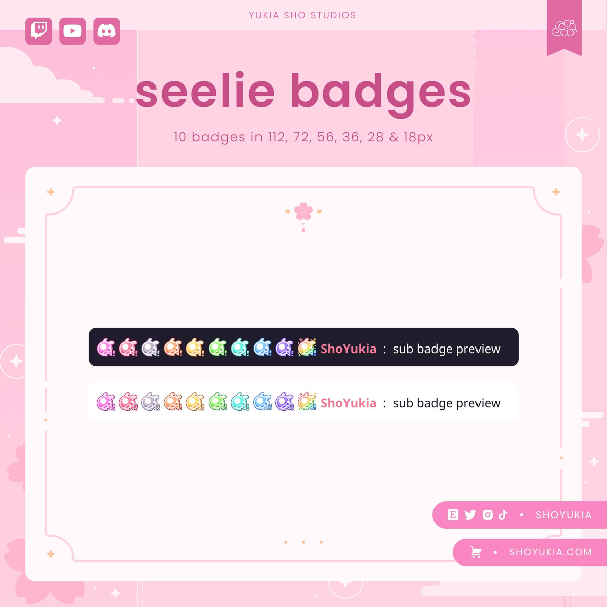 Genshin Impact Seelie Sub Badges