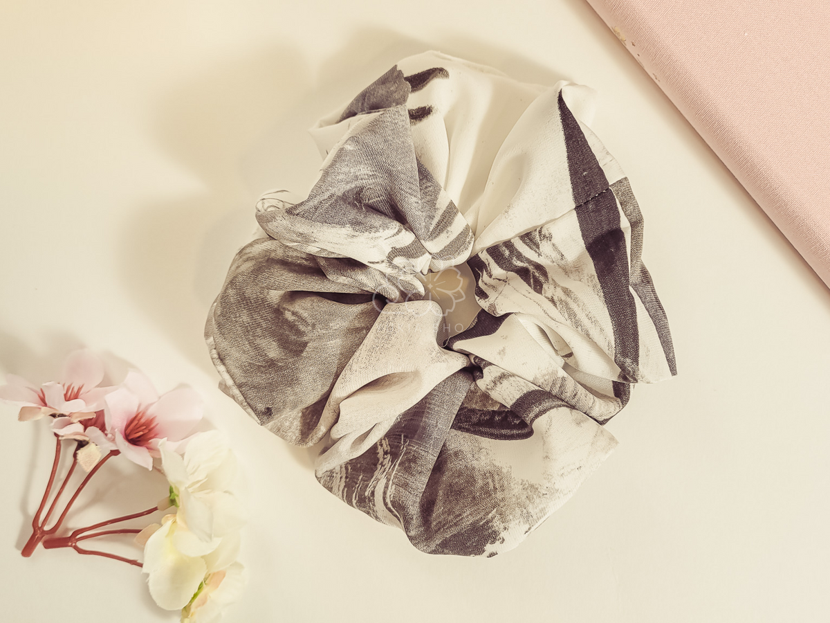 Shadow Ink Fluffy XXL Scrunchie