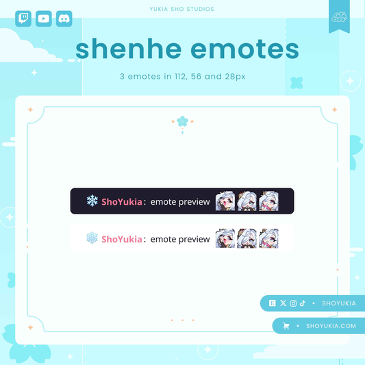 Genshin Impact Shenhe Emotes
