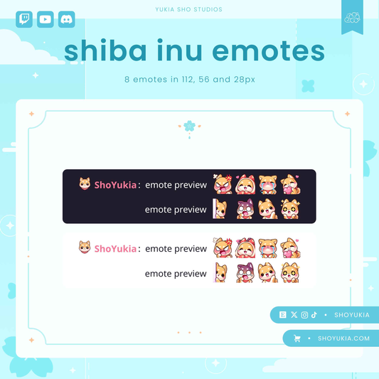 Shiba Inu Emotes