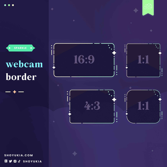 Sparkle Webcam Border