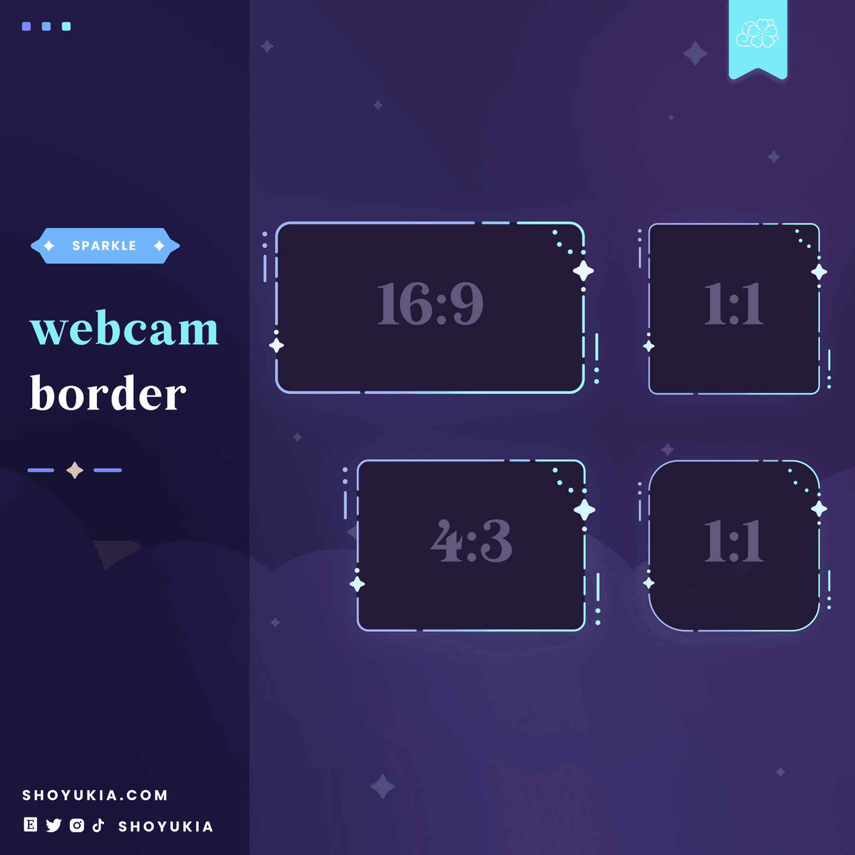 Sparkle Webcam Border
