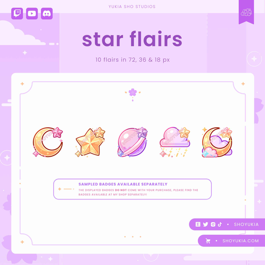 Star Twitch Badge Flair