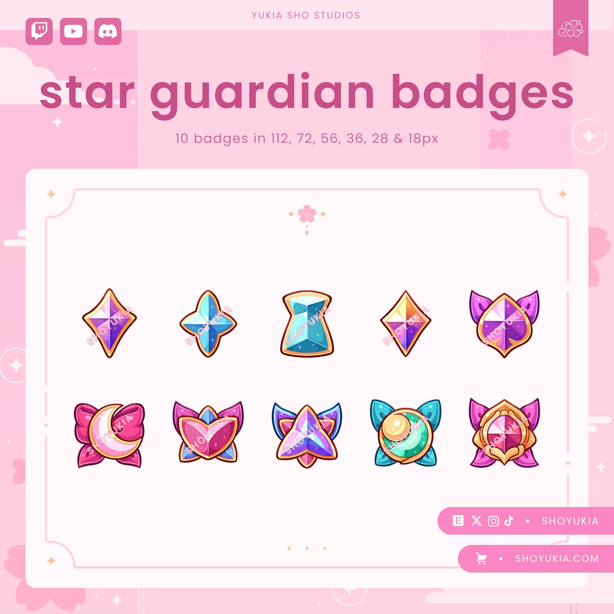 League of Legends Star Guardian (Set 3) Sub Badges