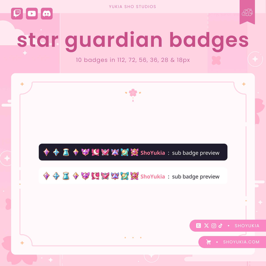 League of Legends Star Guardian (Set 3) Sub Badges