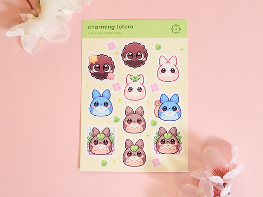Charming Forest Spirit Mini Sticker Sheet