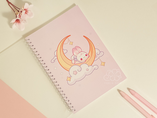 Usagi Moon A5 Reusable Sticker Book