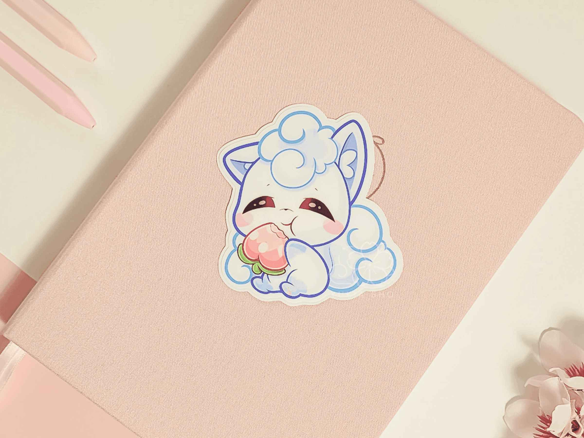 PKMN Alolan Vulpix 3" Vinyl Stickers
