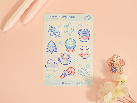 Winter Wonderland Mini Sticker Sheet