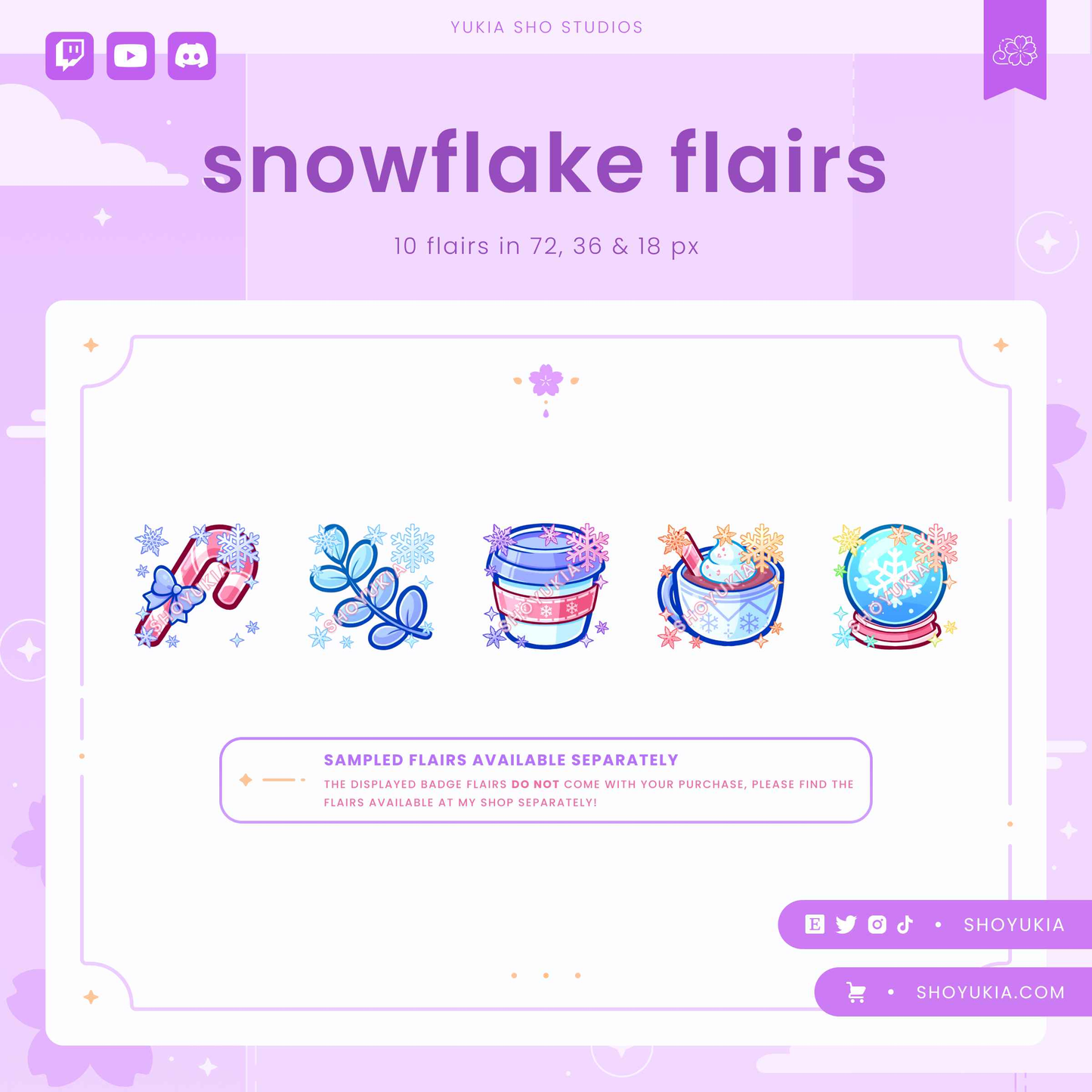 Winter Wonderland Sub Badges