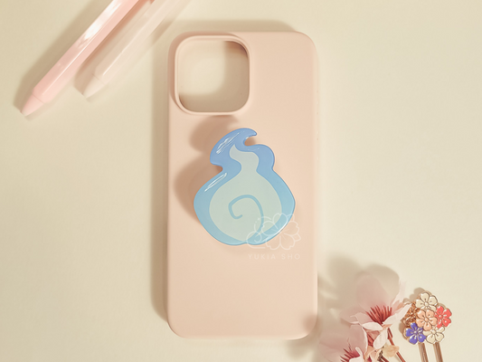 Yokai Flame Acrylic Phone Grip