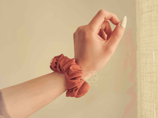 Blush Mini Scrunchie