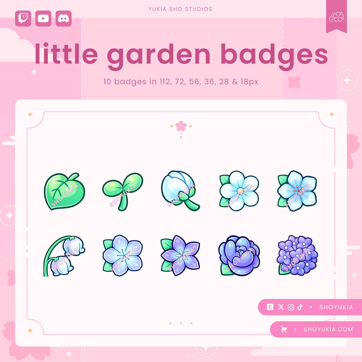 Little Garden Sub Badges