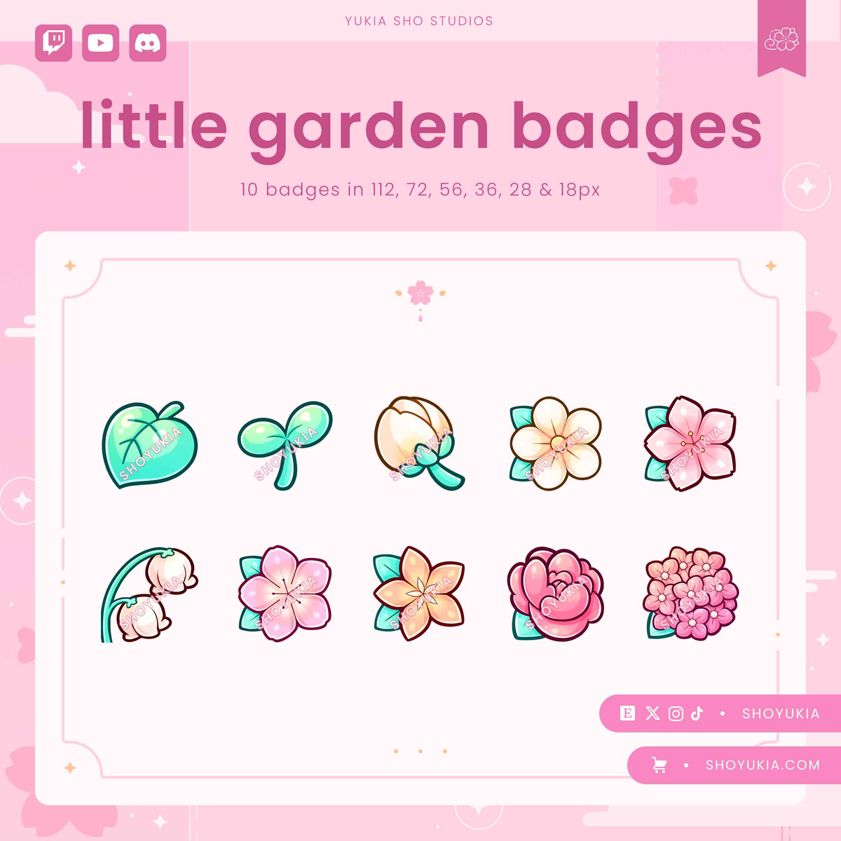 Little Garden Sub Badges