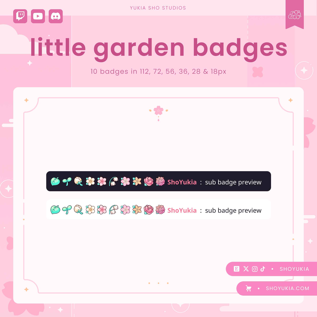 Little Garden Sub Badges