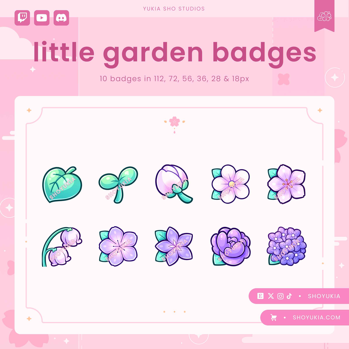 Little Garden Sub Badges