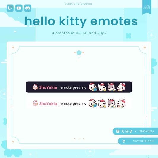 Kawaii Kitty Emotes