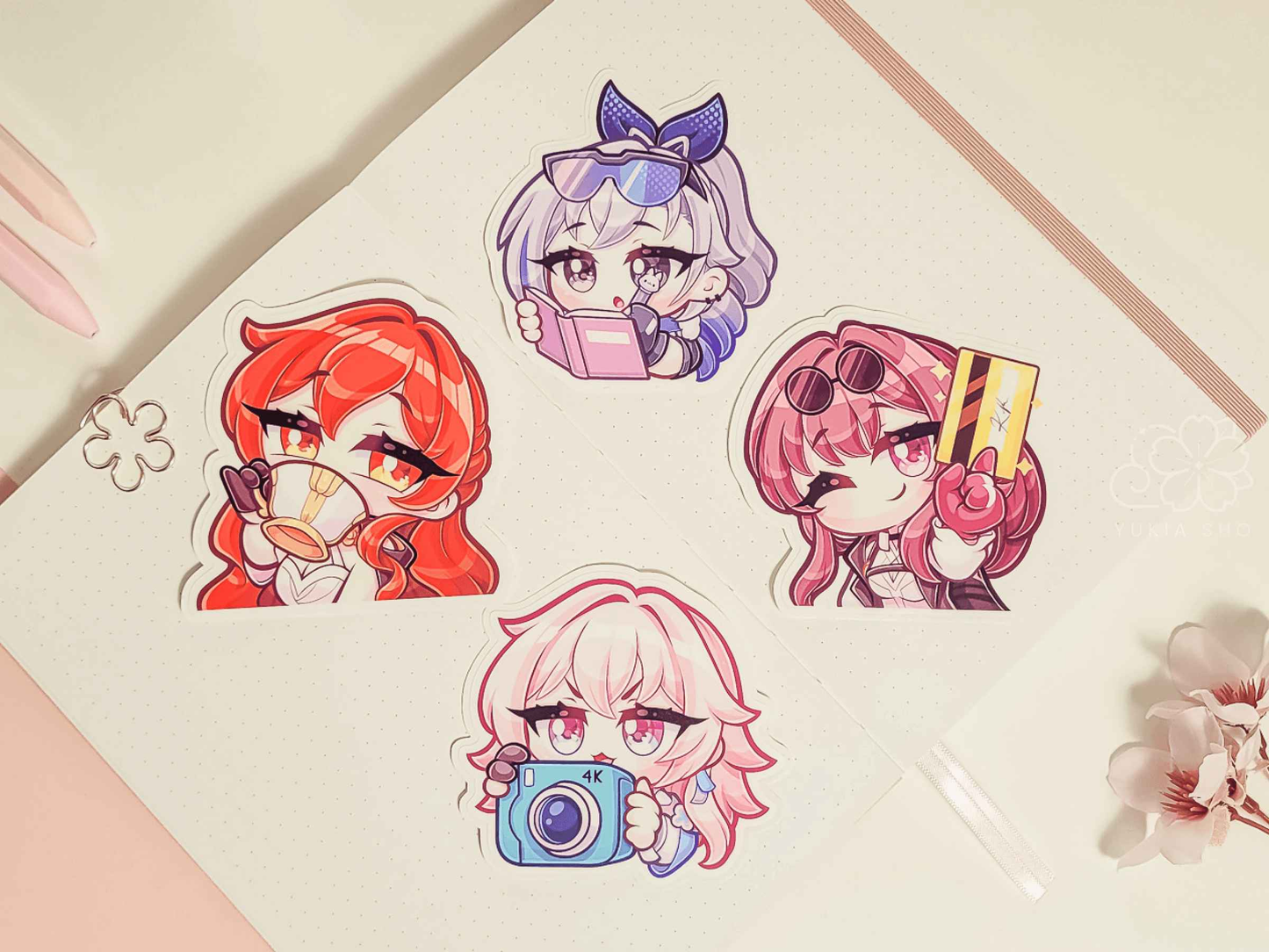 Honkai: Star Rail 3" Vinyl Stickers (Set 1)